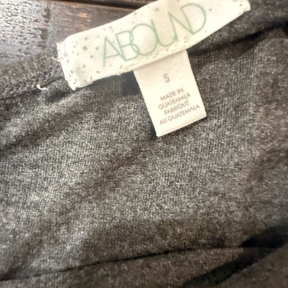 NWT Abound Dark Gray Sleeveless V-Neck Maxi Dress Soft Stretch Lounge S - Picture 2 of 6